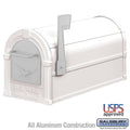 White/Silver Rural Mailbox U40526
