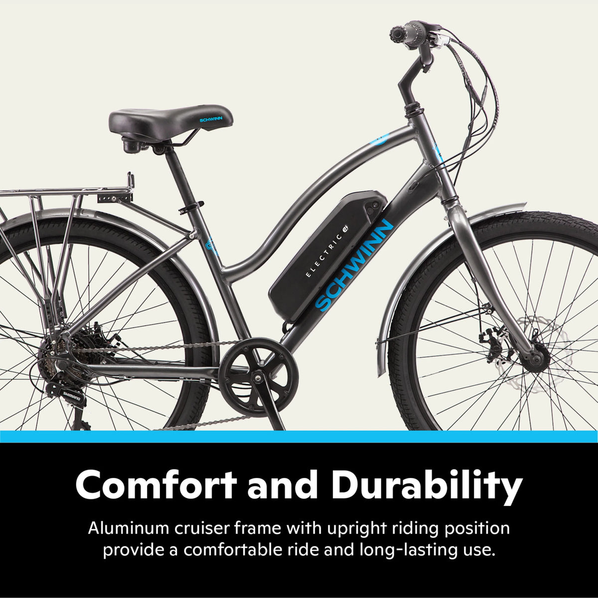 26-in. Low Step Cruiser Electric Bike 250w Motor W108783