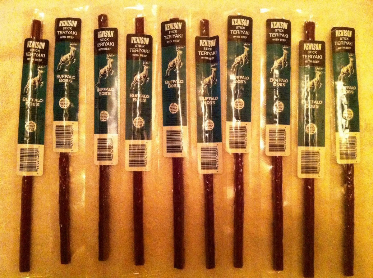 Wild Game Beef Jerky Venison Teriyaki Sticks 10 Pack M738763