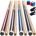 4 Pcs 58 Inch Canadian Maple Wood Pool Cue Stick W13582