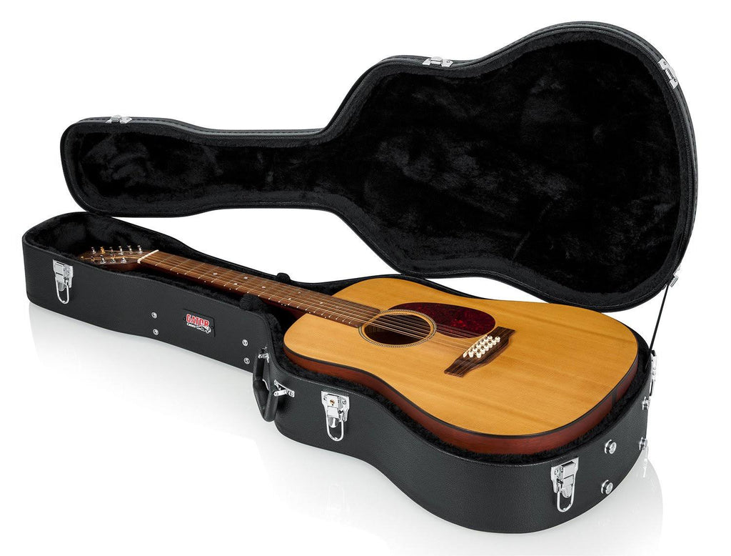 12-String Dreadnought Guitar Wood Case W4655