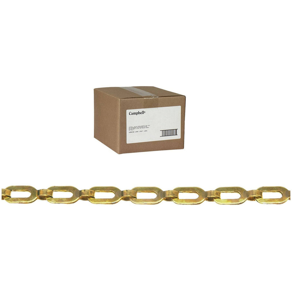 1/0 Bright Brass Safetyplumbers Chain (100 ft) D246863