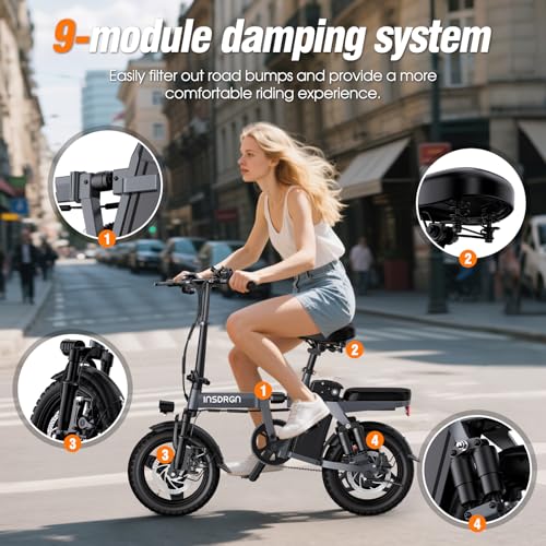 Electric Bike with 500W Motor and 499Wh Removable Battery O785
