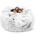 5FT Ultra Soft Bean Bag Chair Cover Light Grey R9940
