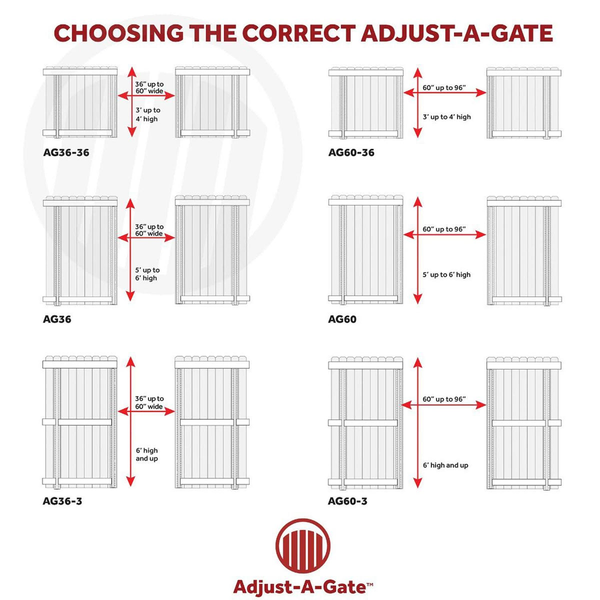 Steel Frame Gate Building Kit, 60x22-96 inch Wide Opening (2 Pack) Z78050