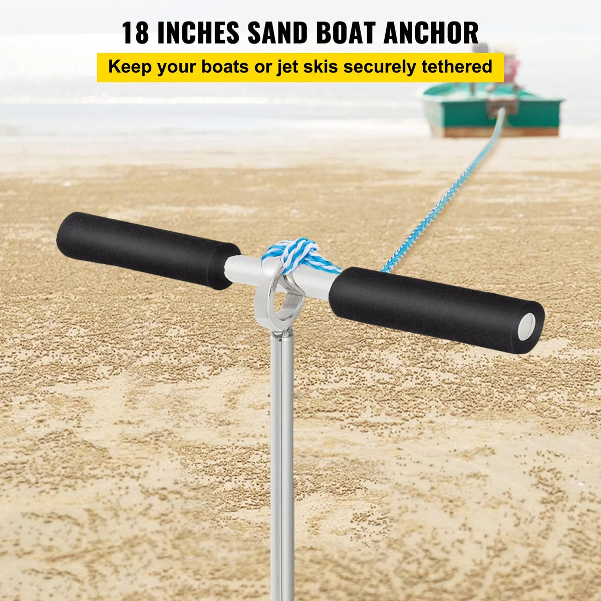 18" 316 Stainless Steel Screw Anchor with Carry Bag H765270