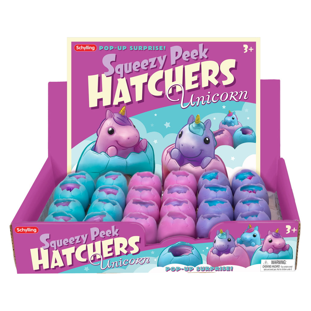 Unicorn Squeezy Peek Hatchers D57052