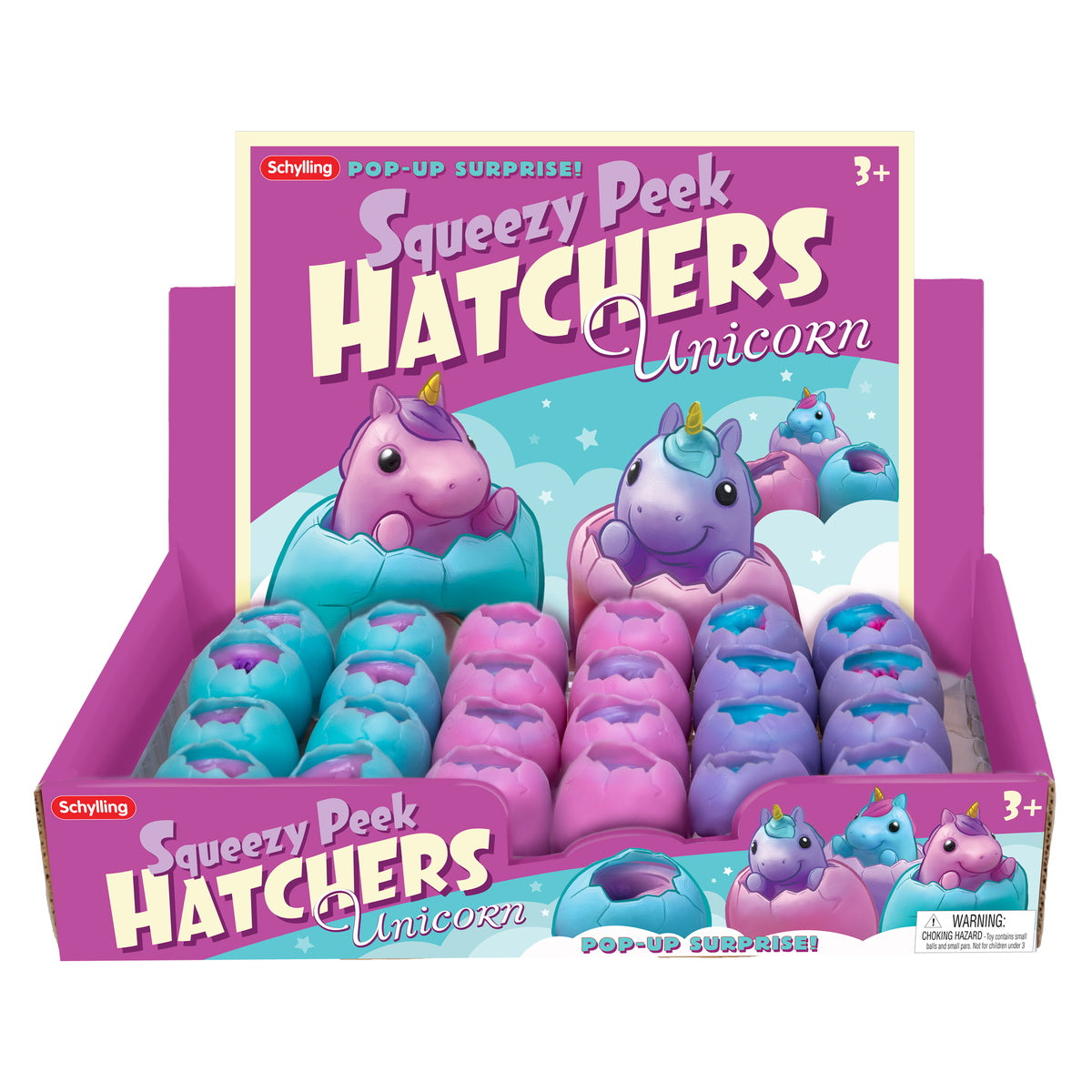Unicorn Squeezy Peek Hatchers D57052