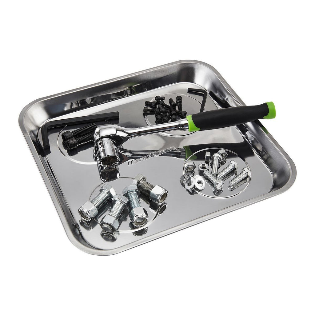 10-1/2 in. x 11-1/2 in. Magnetic Stainless Steel Parts Tray B2865