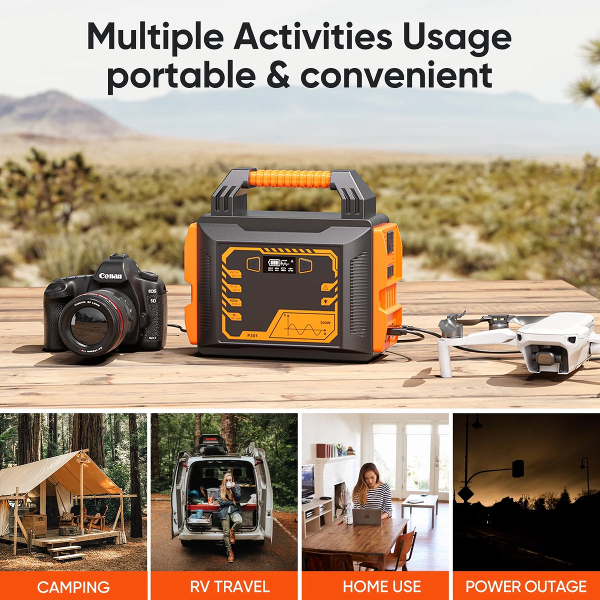 Portable Power Station 300W J6777