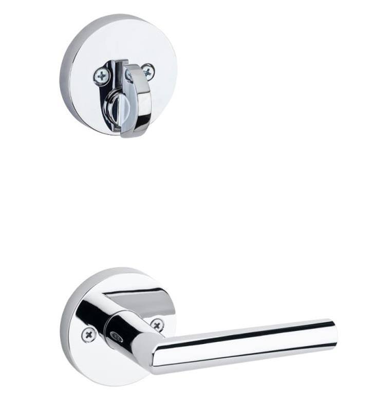 Satin Chrome Single Cylinder Interior Pack with Square Rosette W86526