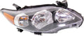 Black Passenger Side Headlight Assembly R308