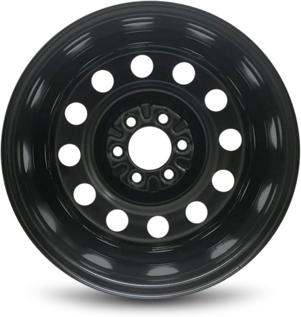 18 Inch 6 Lug Black Steel Rim B9538