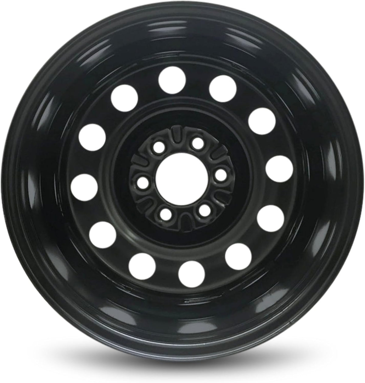 18 Inch 6 Lug Black Steel Rim B9538