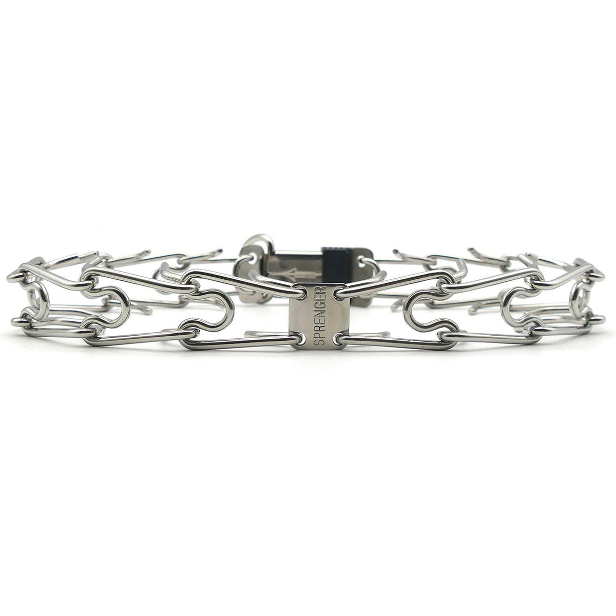 Stainless Steel Prong Dog Collar with ClicLock Buckle F8037