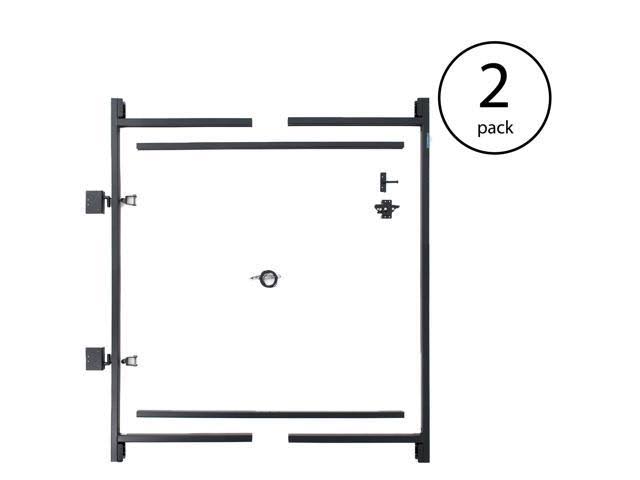Steel Frame Gate Building Kit, 60x22-96 inch Wide Opening (2 Pack) Z78050