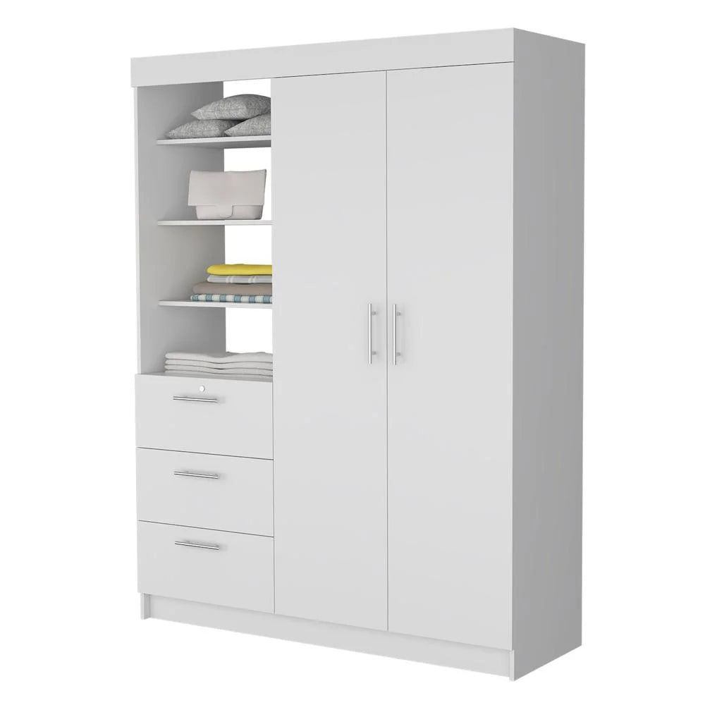 White 3 Drawers Armoire P36510