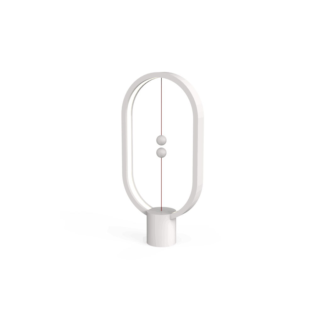 Dark Wood Balance Lamp O20371