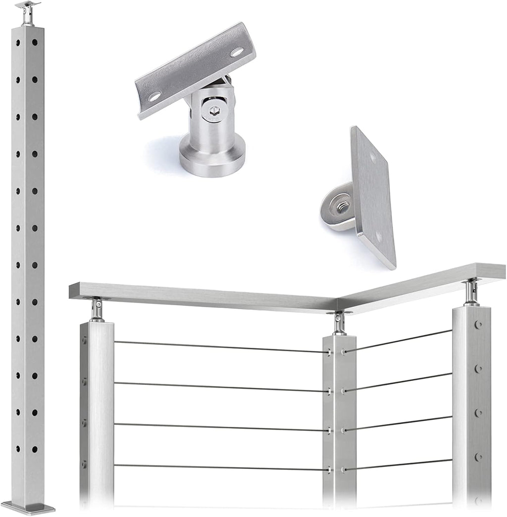 Stainless Steel Brushed Finishing Pre-Drilled Post C3173