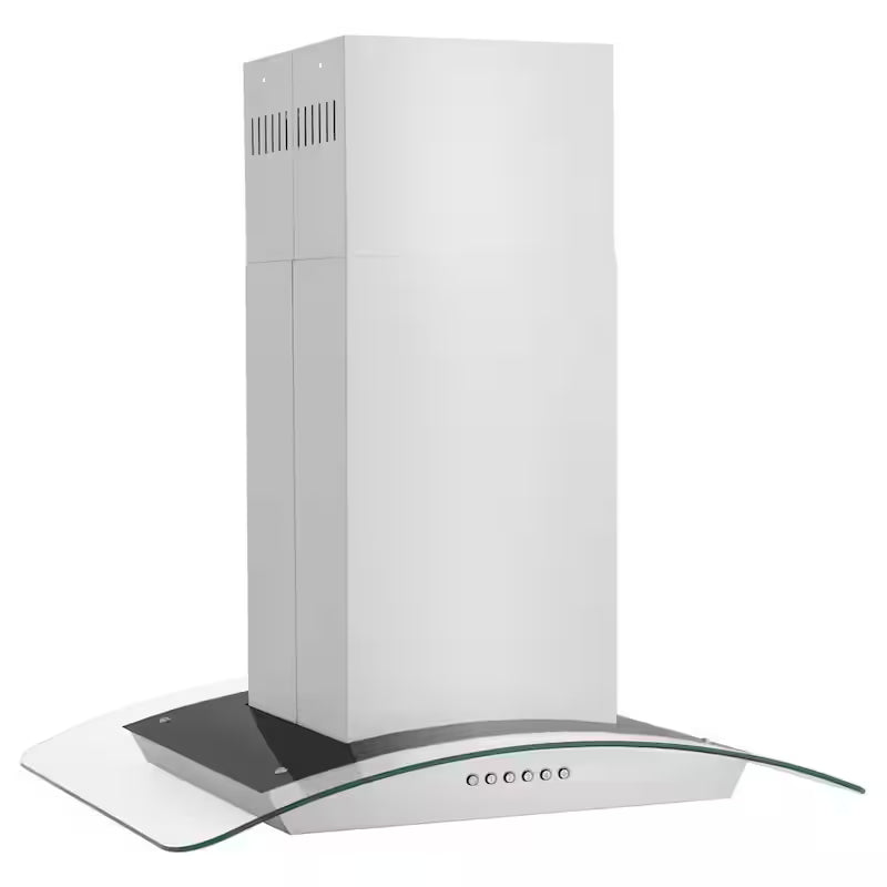 30 in. 400 CFM Convertible Island Mount Range Hood in Stainless Steel G83630