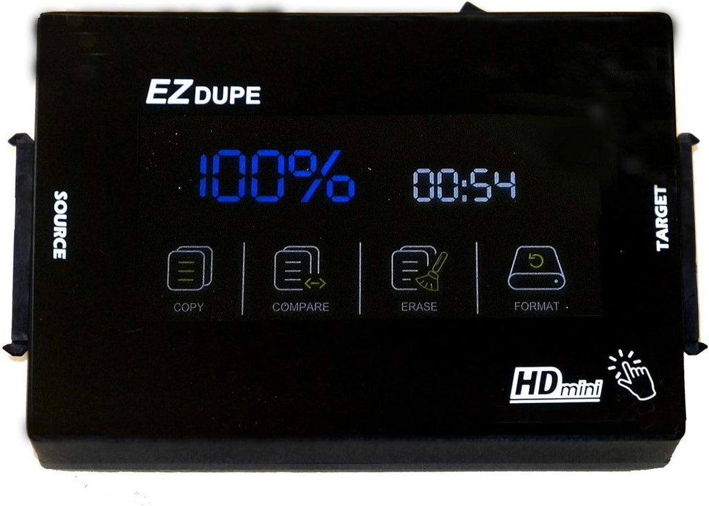 Hard Drive Duplicator with Touch Screen for 3.5 & 2.5 SATA HDD SSD P7757