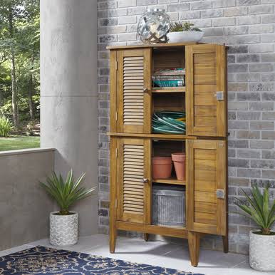 Brown Storage Cabinet H412255