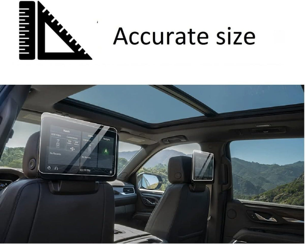 Tempered Glass Screen Protector 2 Pack for 12.6-inch Rear-Seat Media Touch-Screens Y7845