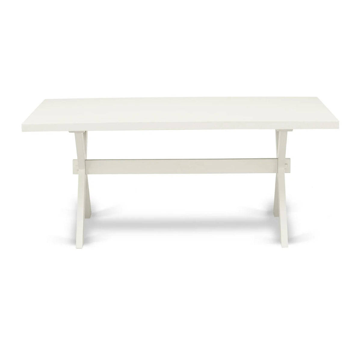 9 Piece Kitchen Table Set with 8 White Chairs O593