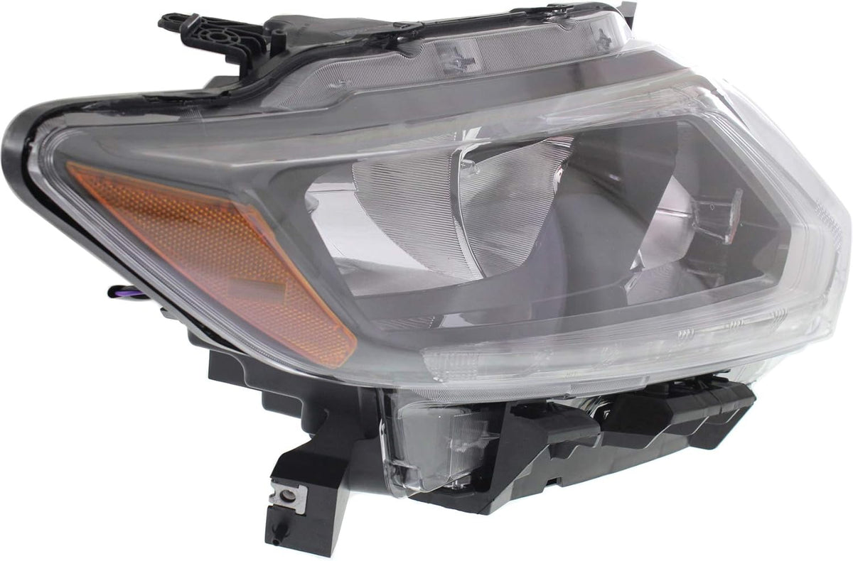 Headlight Assembly Compatible with 2014-2016 Nissan Rogue Halogen Passenger Side W3408