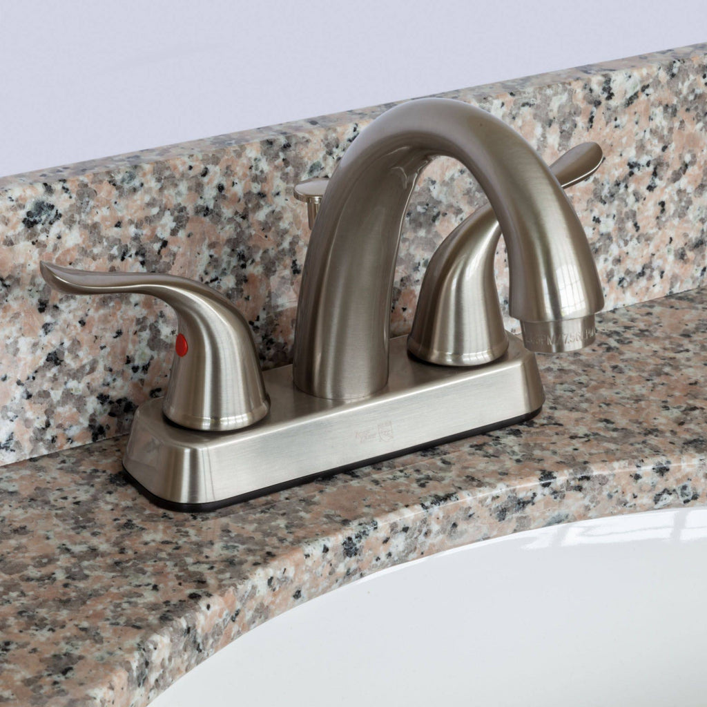 37W Vanity with Burlywood Granite Top and Faucet M4410