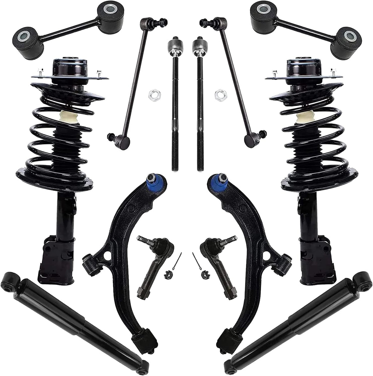 14pc Front Struts Rear Shocks Suspension Kit U3514