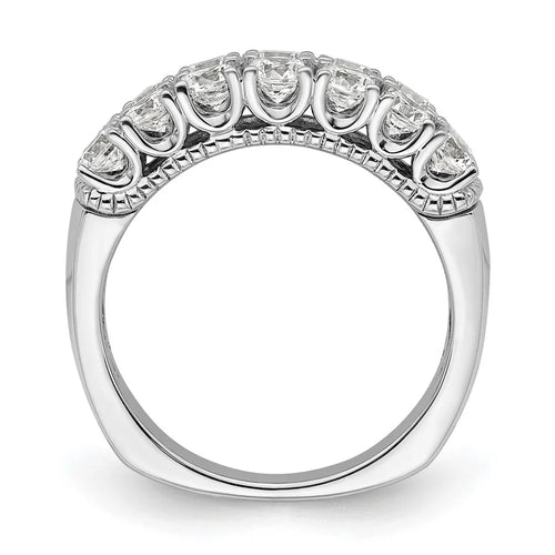 14k White Gold Lab Grown Diamond Band Z18360