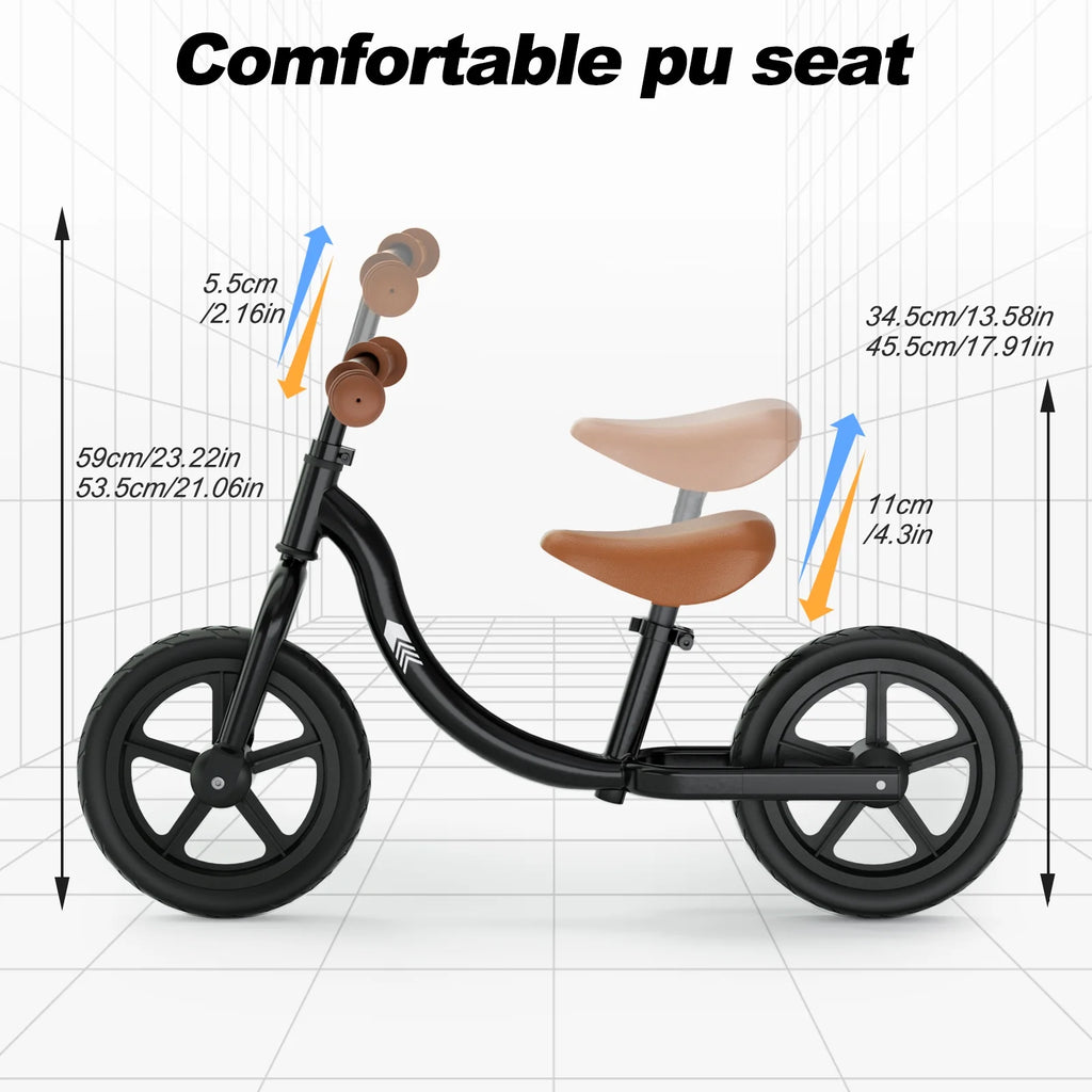Lightweight No Pedal Toddler Balance Bike with Adjustable Handlebar X199831