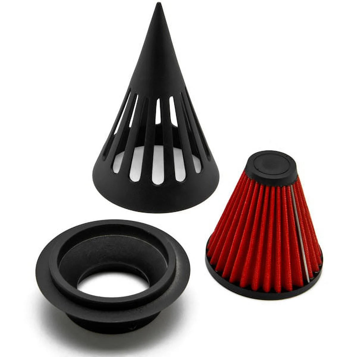 Black Aluminum Air Cleaner Kit Intake Filter X558