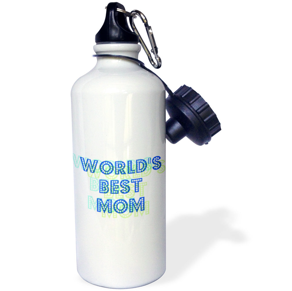 Blue and Green 21 oz Sports Water Bottle J9906