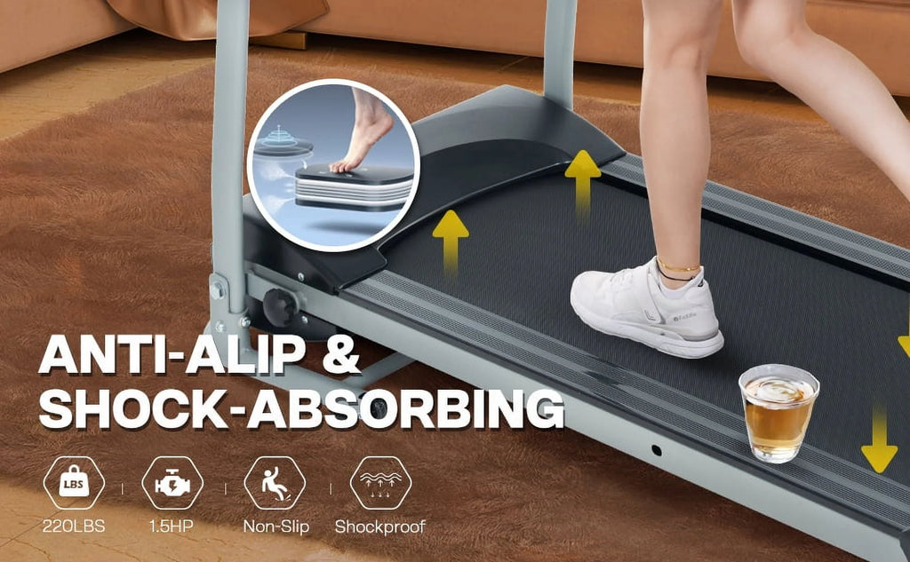 Foldable Electric Treadmill with LCD Monitor S109608