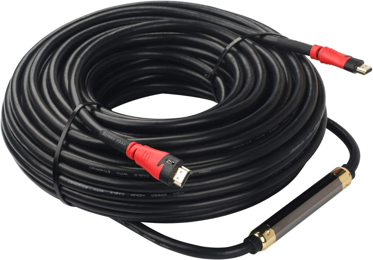 75 Feet HDMI Cable with Signal Booster, CL3 Rated A667285