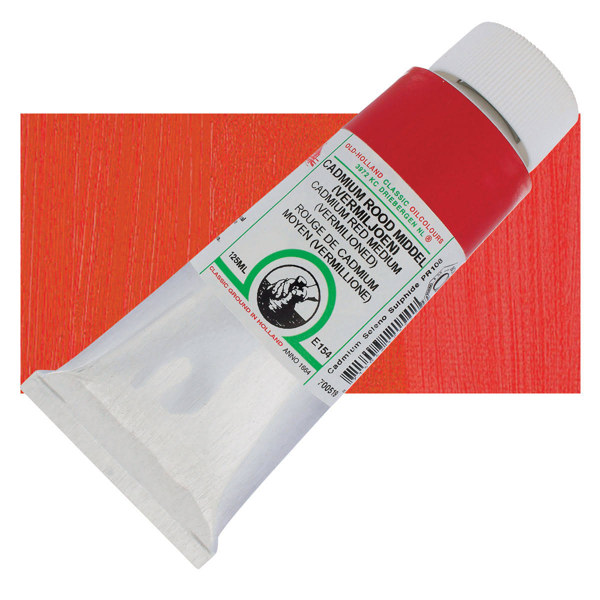 Cadmium Red Medium Oil Color, 125 ml Tube G749267