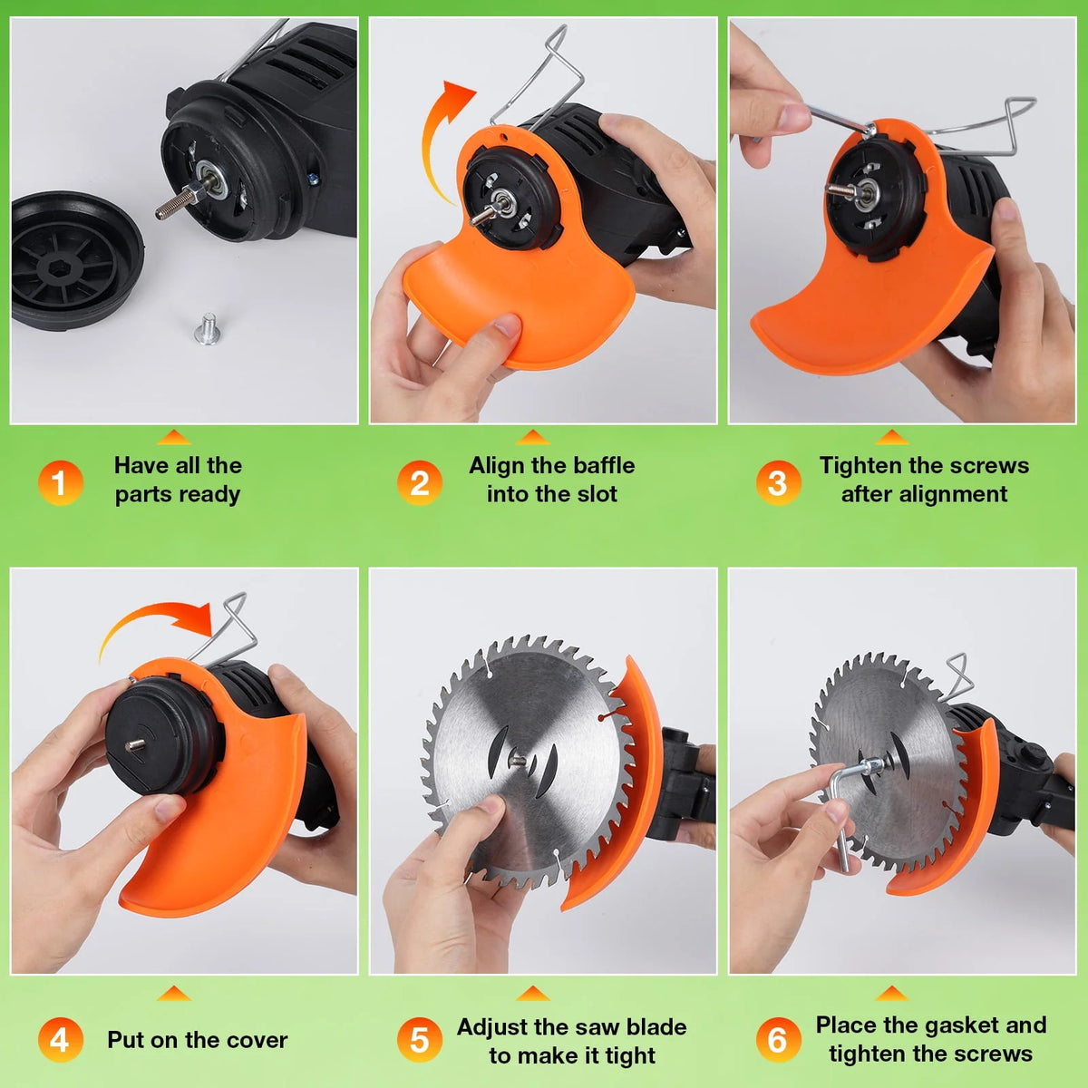 Cordless String Trimmer with 3 Cutting Blades W5452