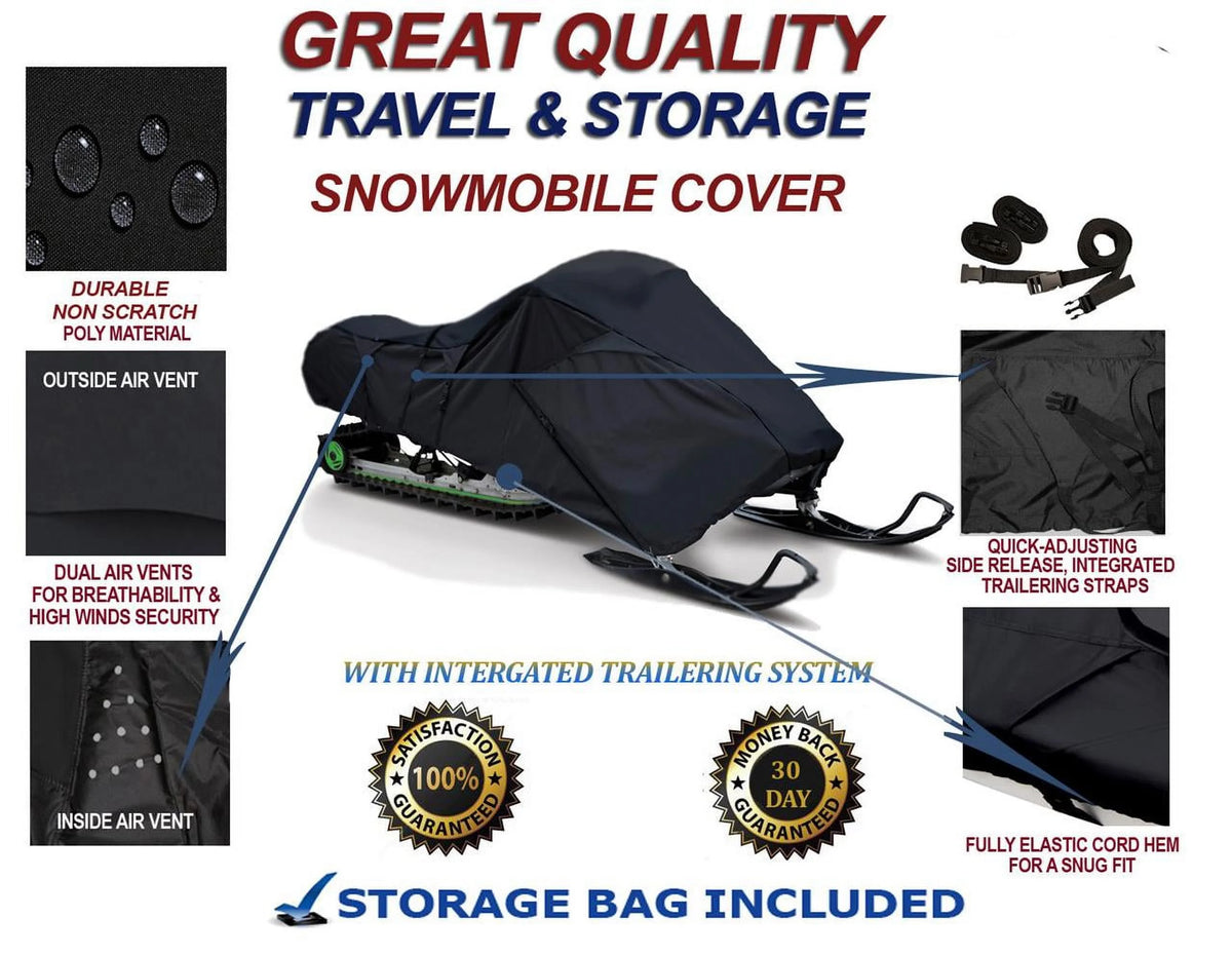 300D Snowmobile Travel and Storage Cover T663