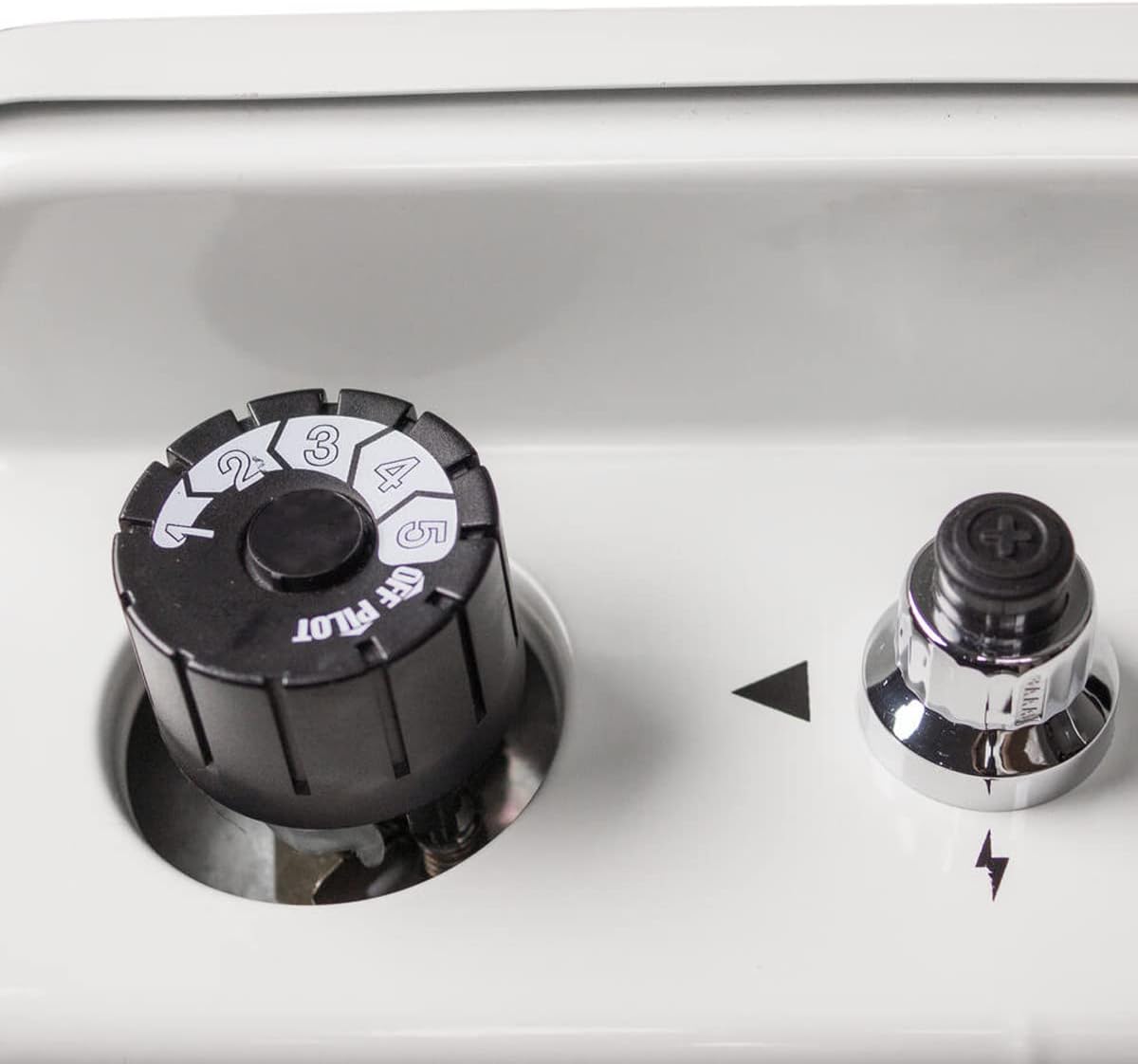 White Dual Fuel Vent-Free Wall Heater S78539