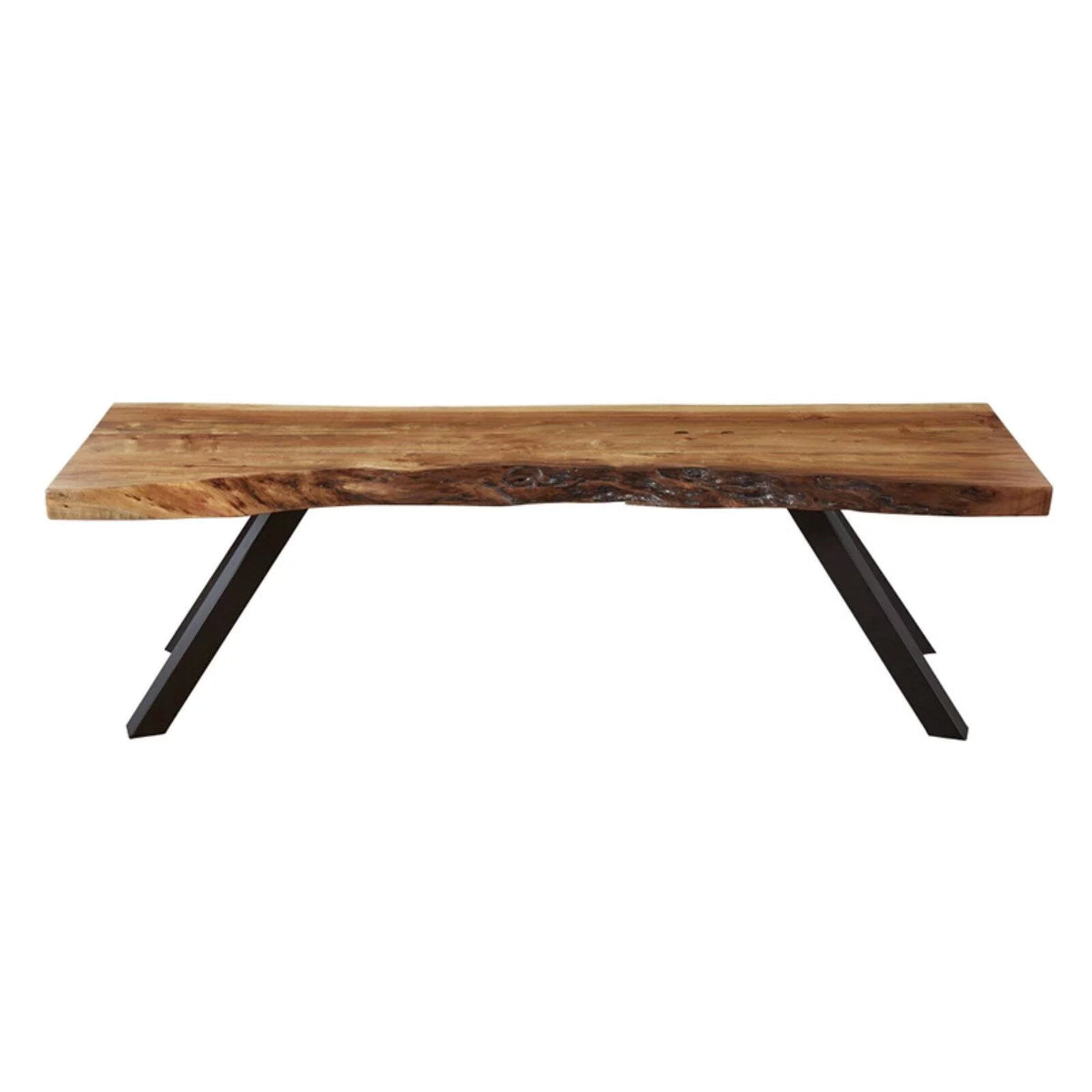 Solid Wood Dining Bench in Natural Acacia Q94590