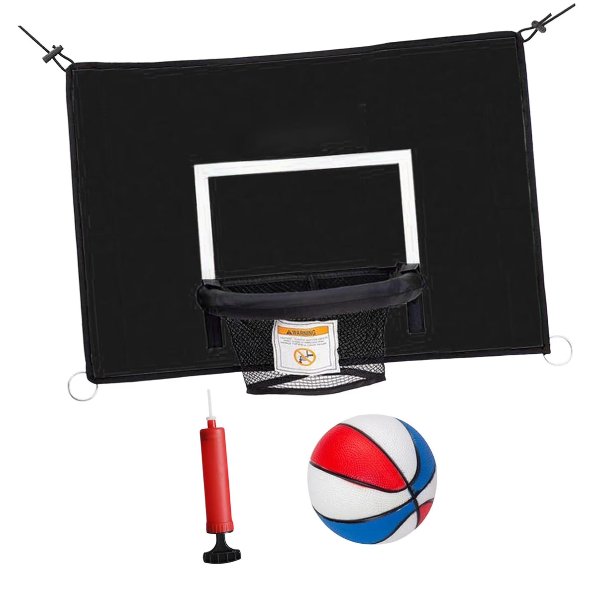Basketball Hoop for Trampoline Basketball Frame Lightweight Backboard Sturdy for 69cm Colored Ball R578170