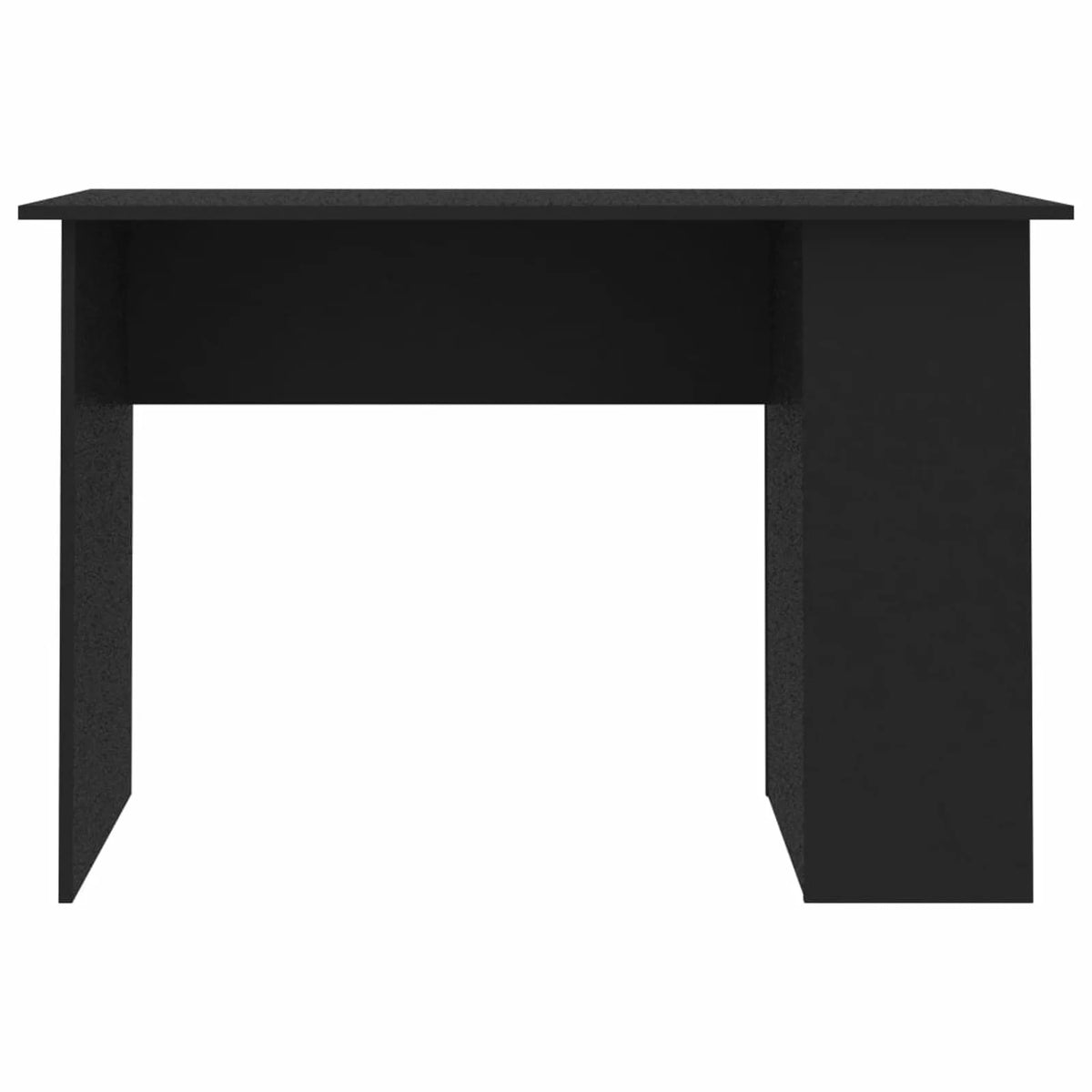 Black Computer Desk with Storage Shelves K250631