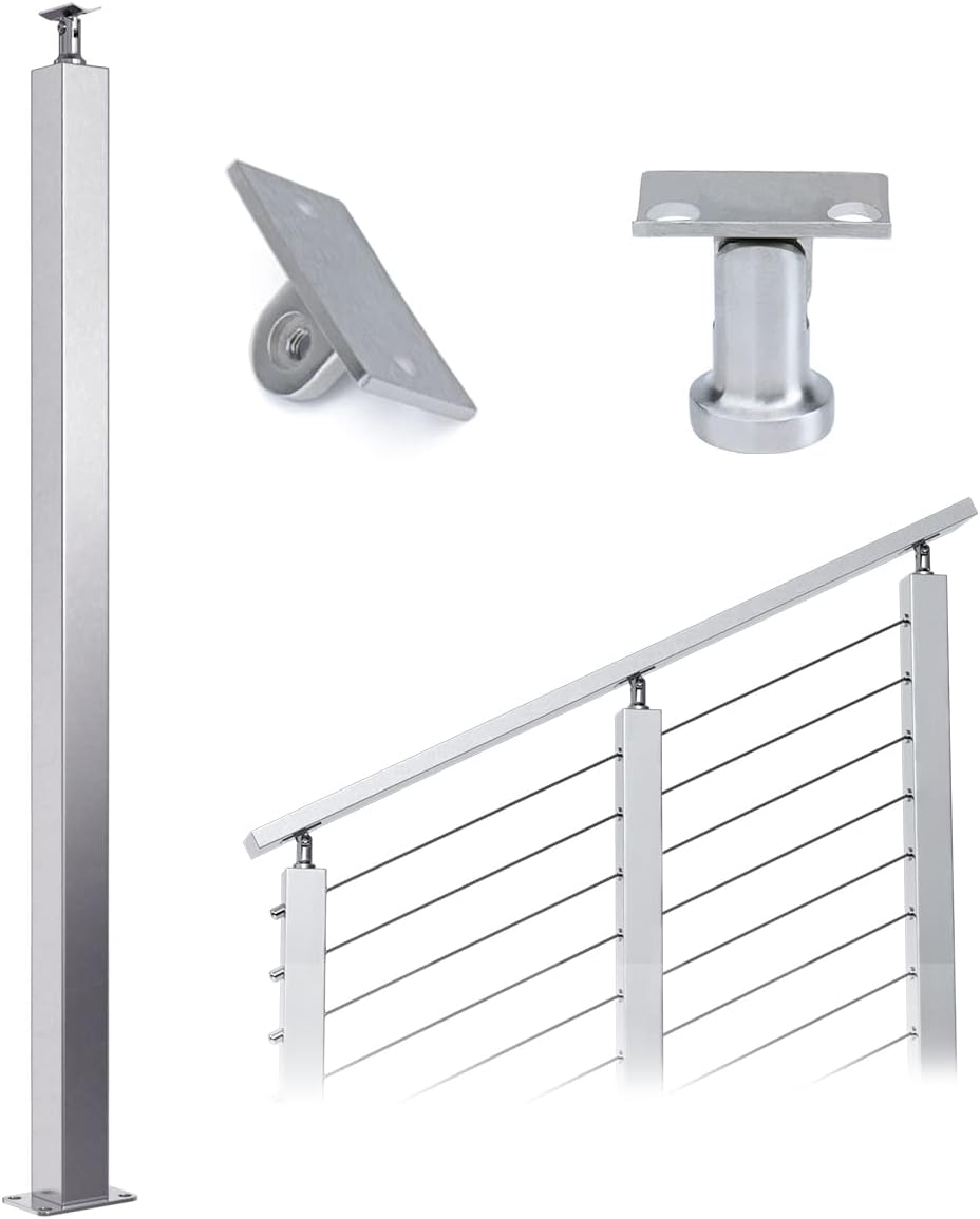 Stainless Steel Brushed Finishing Pre-Drilled Post C3173