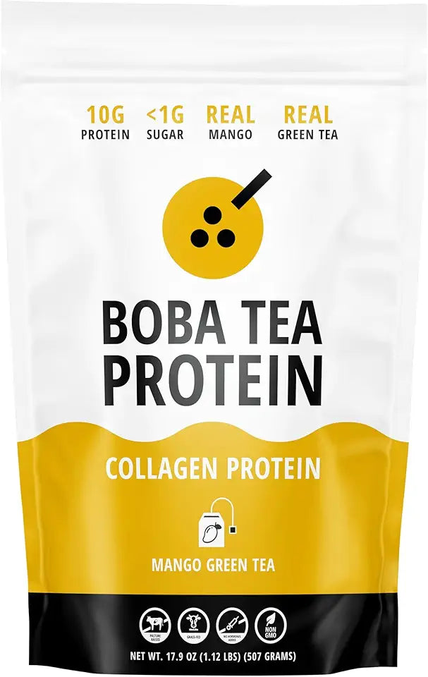 Mango Green Tea Flavored Collagen Powder 30 Servings J12717