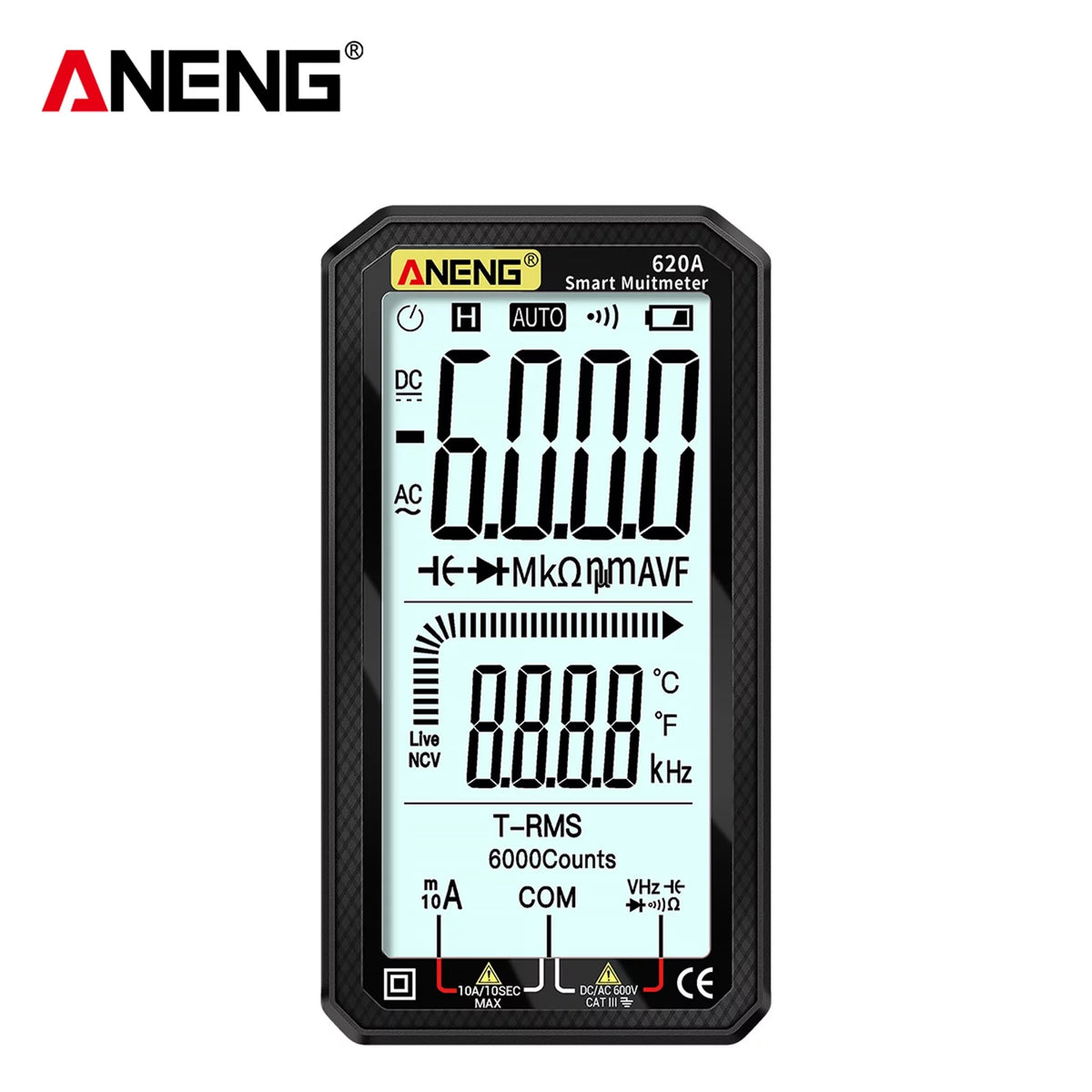 4.7-Inch LCD Auto-Ranging True-RMS Multimeter G785160