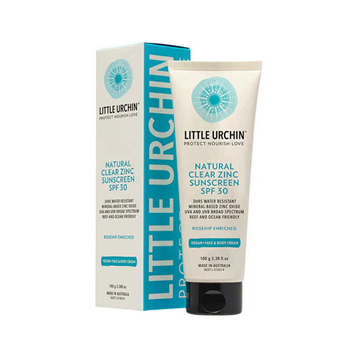 Natural Sunscreen Clear Zinc SPF 30 100g W8786