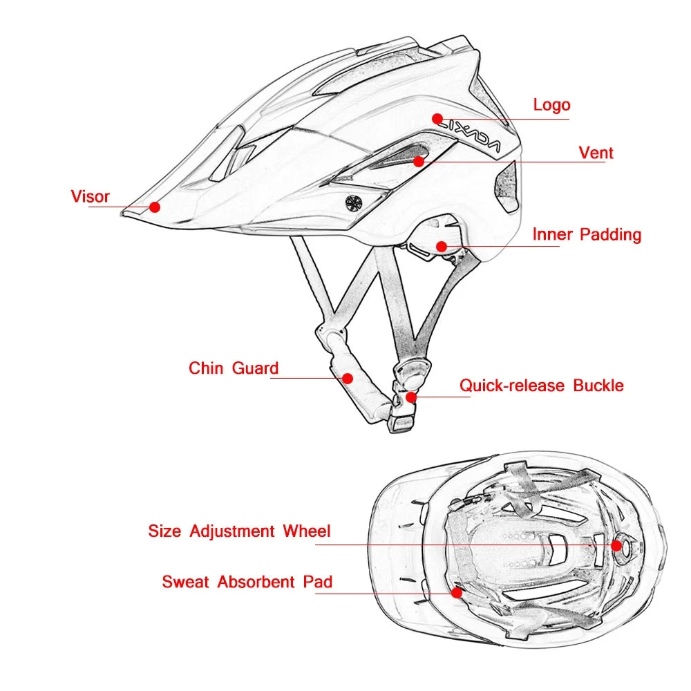 Mountain Bike Safety Helmet P9624