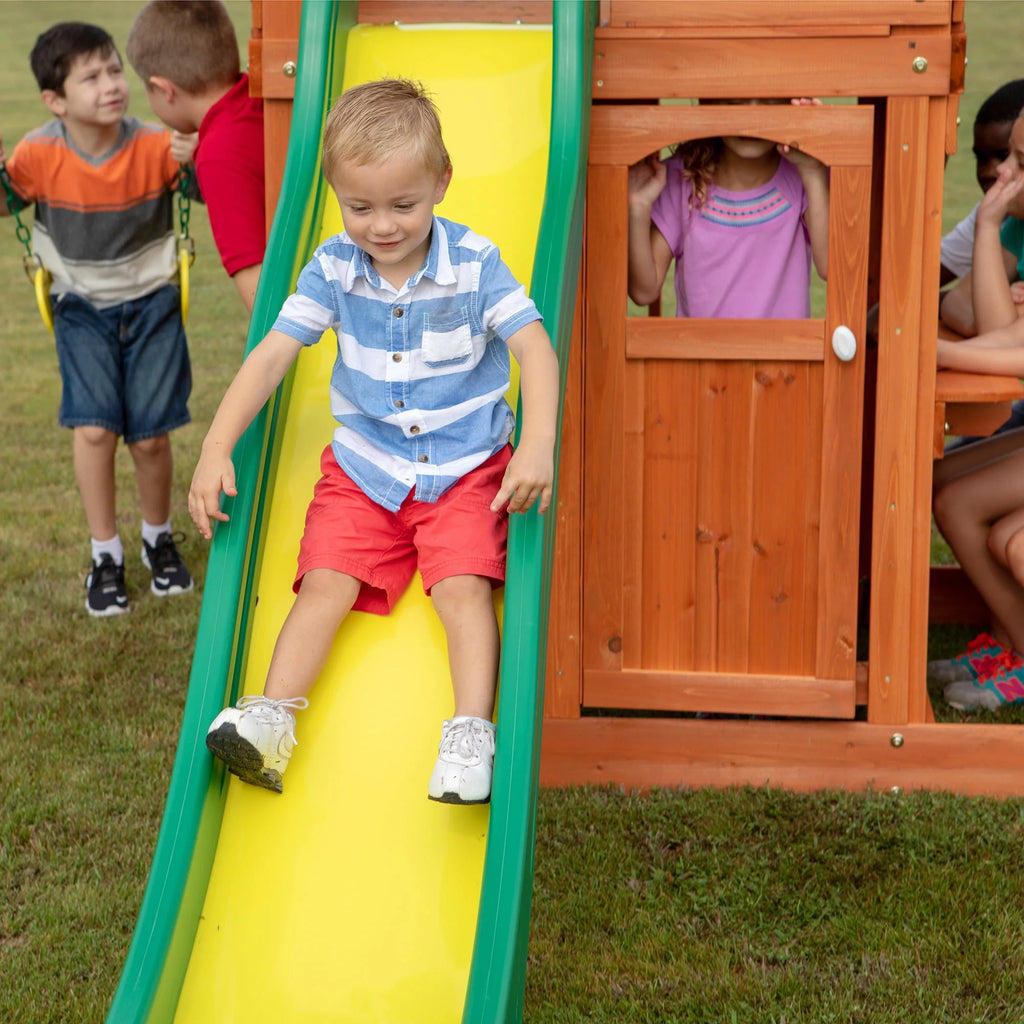 Cedar Wooden Swing Set X57585
